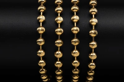 9ct Yellow Gold Moon Cut Chain 46.5g