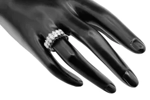 14ct White Gold Diamond Ladies Ring 1.45ct