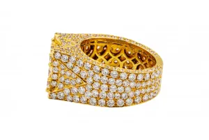 18ct Yellow Gold Diamond Ring 3.88ct VS