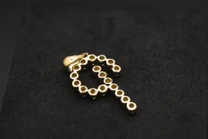 9ct Yellow Gold Diamond P Pendant 0.18ct