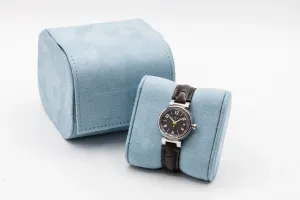 Louis Vuitton Tambour 34mm Brown Leather RC8730 Circa 2000s