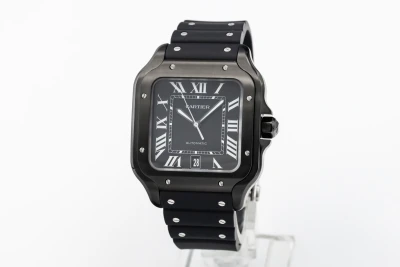 Cartier Santos De Cartier 39.8mm Black Rubber WSSA0045 2025