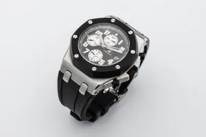 Audemars Piguet Offshore Chrono 42mm Black Leather 25940SK.OO 2013
