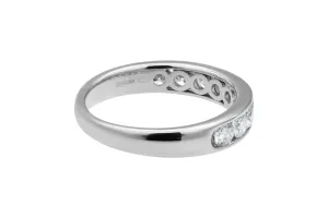 18ct White Gold Channel Set Diamond Ring 1.08ct 3.9g
