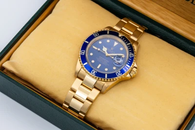 Rolex Submariner 40mm 18ct Yellow Gold Oyster 16618 1989