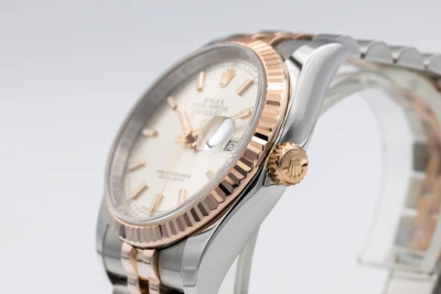 Rolex DateJust 36mm Steel & 18ct Rose Gold Jubilee 116231 2014