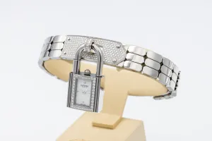 HERMES Kelly Watch 16mm Stainless Steel Quartz KE4.131 Circa 2000s