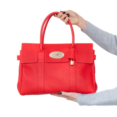 Mulberry Red Leather Bayswater Bag