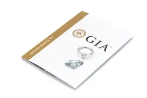 18ct White Gold Pear Shape Diamond Engagement Ring 0.80ct GIA Certified