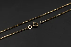 18ct Yellow Gold Box Chain 7.7g