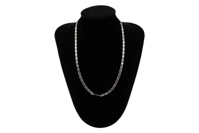 18ct White Gold Mariner Chain 16" 8.4g