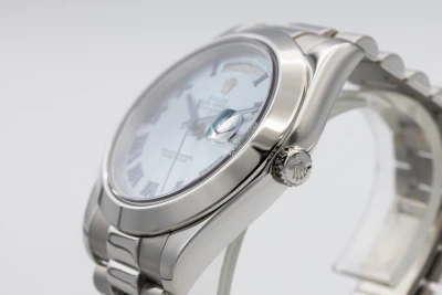 Rolex Day-Date II 41mm Platinum Presidential 218206 2014