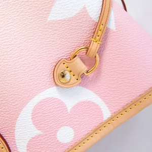 Louis Vuitton Monogram By The Pool Neverfull MM Rose Escale Bag