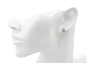 9ct Yellow Gold Round Diamond Stud Earrings 0.56ct
