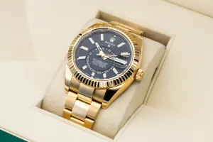 Rolex Sky-Dweller 42mm 18ct Yellow Gold Oyster 326938 2022