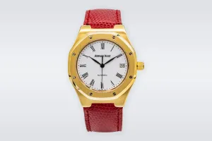 Audemars Piguet Royal Oak 36mm Red Leather 14800BA Circa 1998