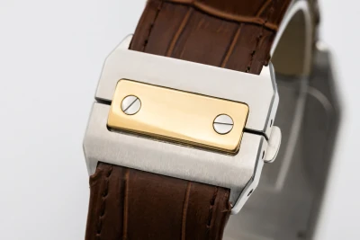 Cartier Santos 100 XL 38mm x 51mm Brown Leather W20077X7/2656 2007