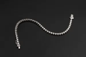 14ct White Gold Diamond Tennis Bracelet 2.95cts