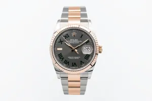 Rolex DateJust 36mm 'Wimbledon' Steel & 18ct Rose Gold Oyster 126231 2021