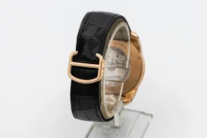 Cartier Calibre De Cartier 42mm Black Leather W7100007 Circa 2010
