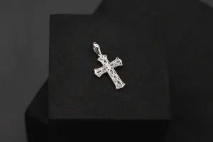 18ct White Gold Diamond Cross Pendant 0.15ct