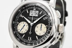 A.Lange & Söhne Datograph 39mm Platinum Black Leather 403.035 2008