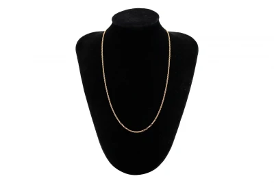 9ct Rose Gold Belcher Chain 15" 1.7g