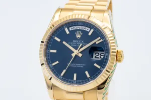 Rolex Day-Date 36mm 18ct Yellow Gold Presidential 118238 2008