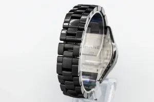 Chanel J12 38mm Black Ceramic Bracelet H0685 Circa 2006