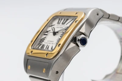 Cartier Santos 100 38mm Steel & 18ct Yellow Gold W200728G 2008