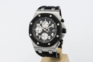 Audemars Piguet Offshore Chrono 42mm Black Leather 25940SK.OO 2013