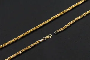 9ct Yellow Gold Byzantine Chain 42.5g