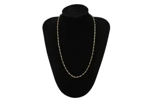 18ct White Gold & Yellow Gold Necklace 7.8g