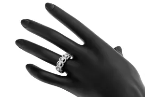 18ct White Gold Diamond Halo Ring 1.12ct