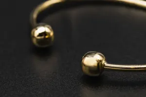 9ct Yellow Gold Torque Childrens Bangle 2g