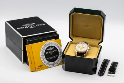 Breitiling Bentley Chrono Automatic 44mm Black Leather D13362 2005