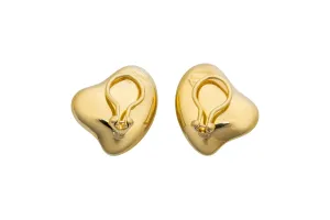 Tiffany & Co. Large Puffed Heart-Shaped Earrings by Elsa Peretti
