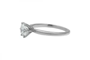 18ct White Gold Lab Diamond Brilliant Round Engagement Ring 1.00ct GIA Certified