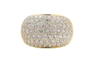 18ct Yellow Gold Diamond Ring 2ct Vs 11.8g