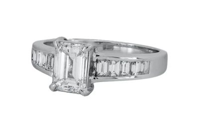 18ct White Gold Diamond Engagement Ring 1.59ct 3.6g H VVS2 GIA