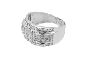9ct White Gold Diamond Ring 0.65ct 5.4g