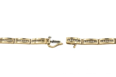 9ct Yellow Gold Diamond Bracelet 1ct