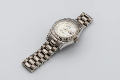 Rolex Lady DateJust 26mm 18ct White Gold Presidential 179239 2003