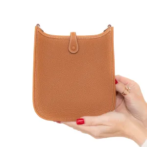 Hermes Gold Mini Evelyne 16 Amazone Bag 2025 UNUSED