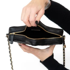Chanel Black Leather Limited Edition Star Handbag