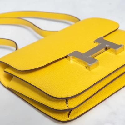 Hermes Constance III 18 Miroir Chevre Jaune De Naples 2025