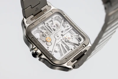 Cartier De Santos Skeleton 39.8mm Stainless Steel WHSA0015 2024