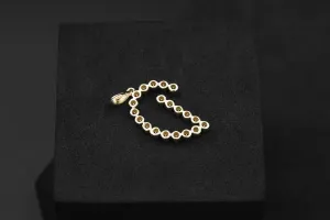 9ct Yellow Gold Diamond  D Pendant 0.20ct