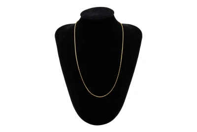 9ct Yellow Gold Anchor Link Chain 18” 1.8g