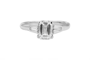 18ct White Gold LAB Diamond Engagement Ring 1.13ct IGI Certified